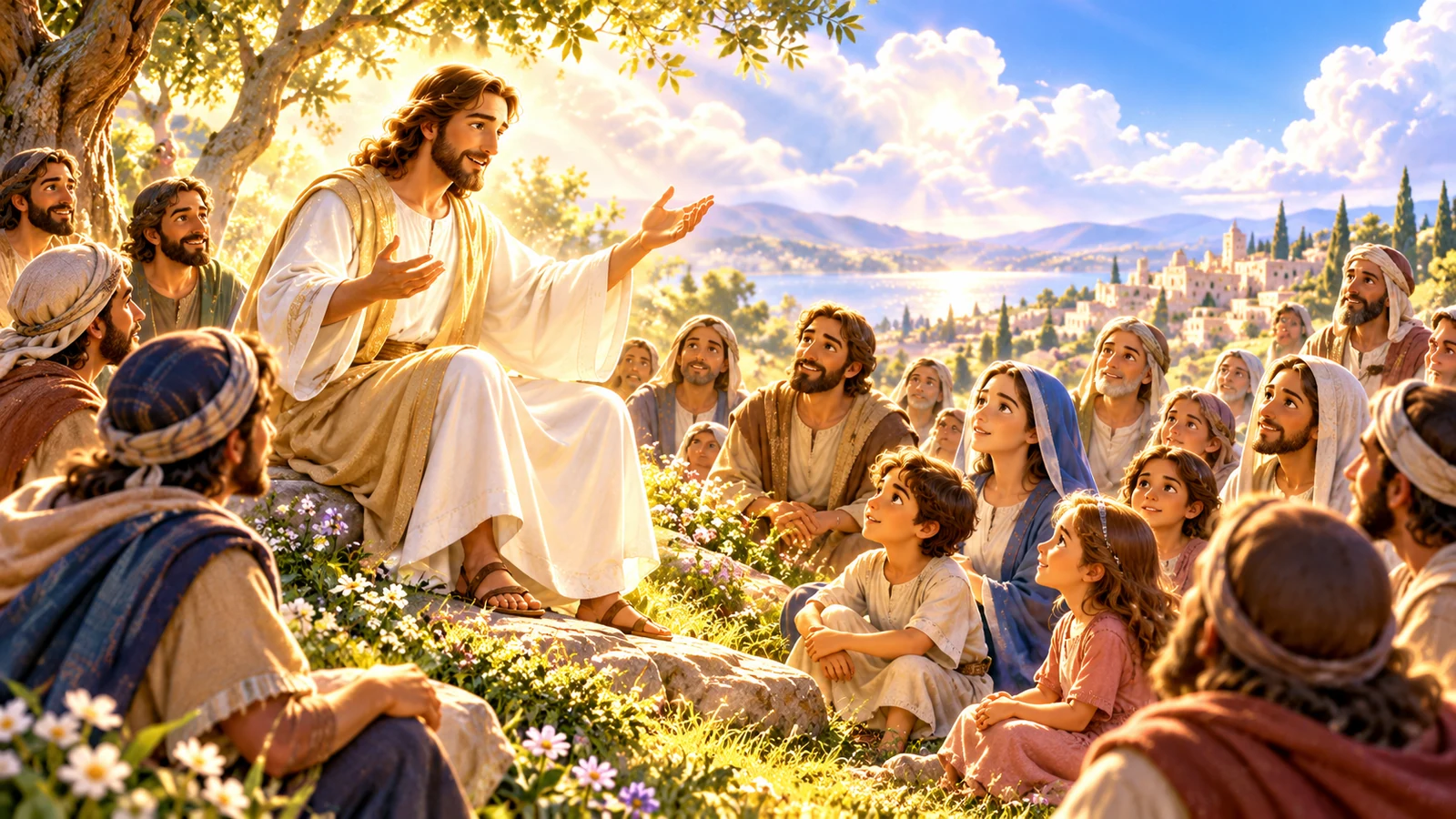 Illustration for Jesus Teaches a New Way