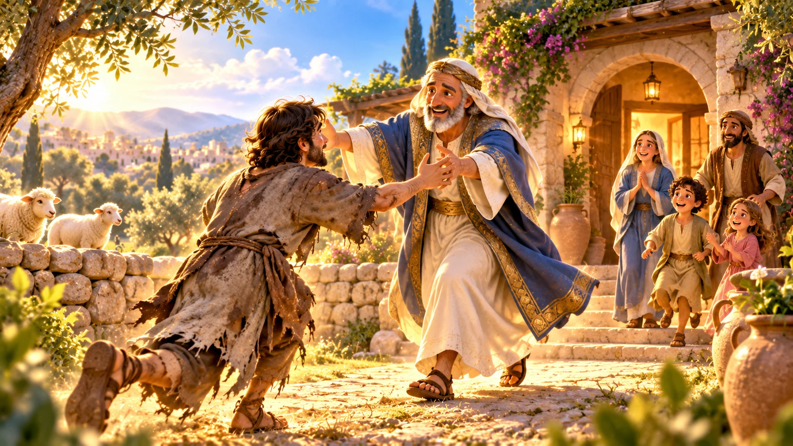 Illustration for The Lost Son Comes Home