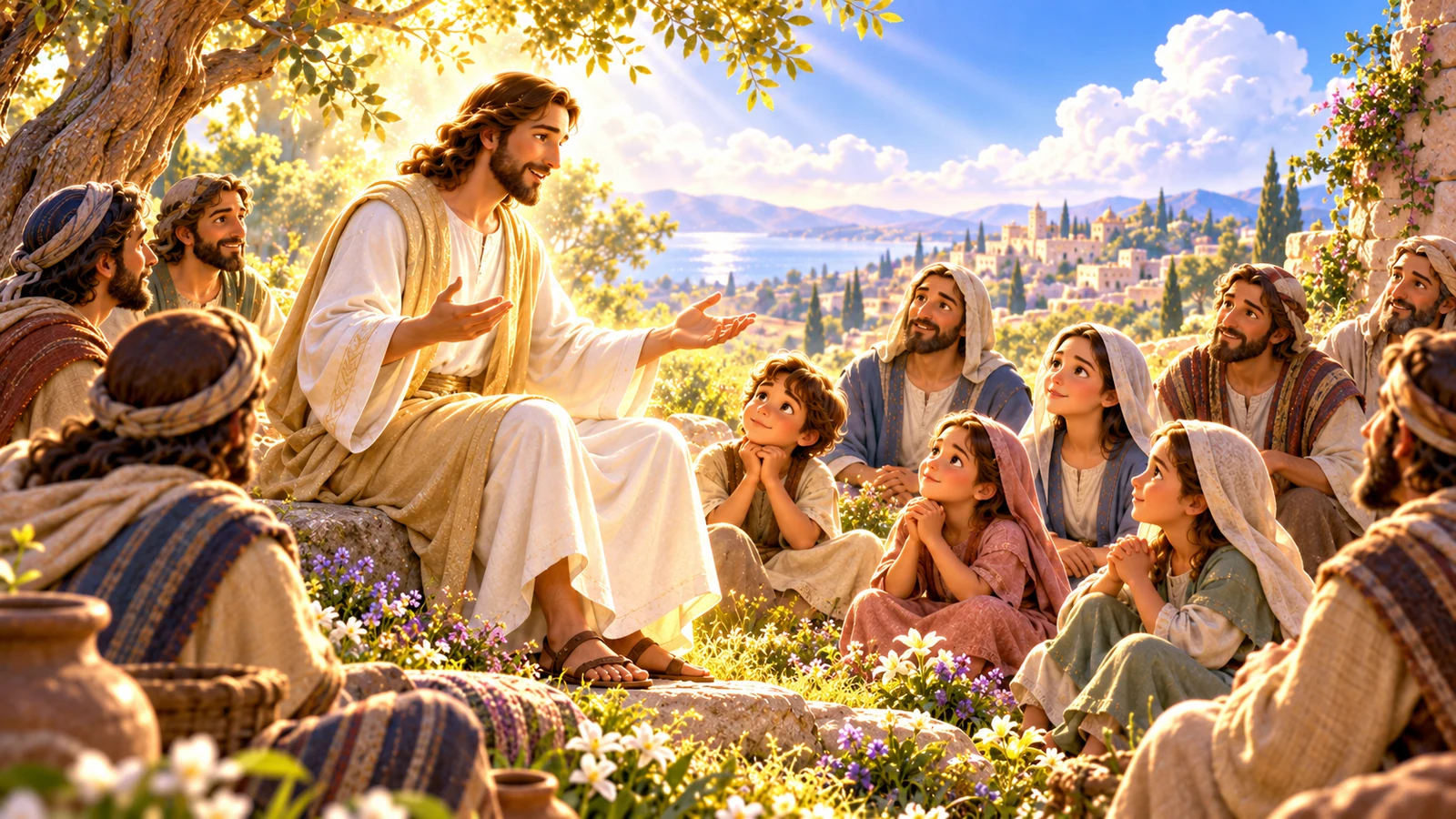 Illustration for Jesus Teaches in Jerusalem