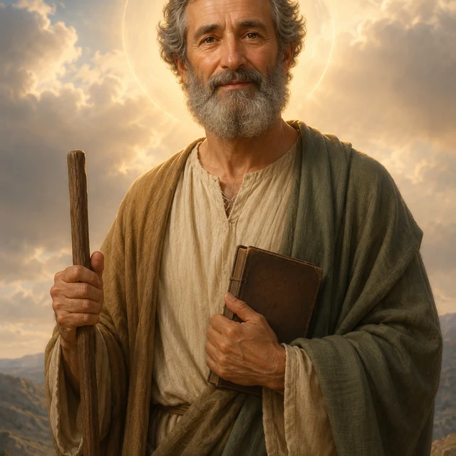 St James, son of Alphaeus devotional illustration