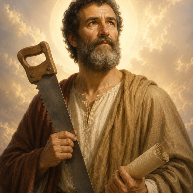 St Simon the Zealot devotional illustration