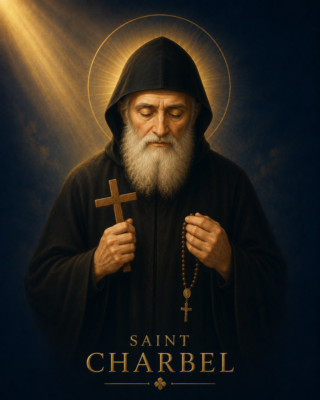 Saint Charbel portrait