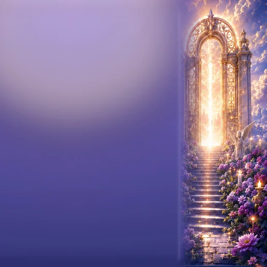 A luminous celestial gateway